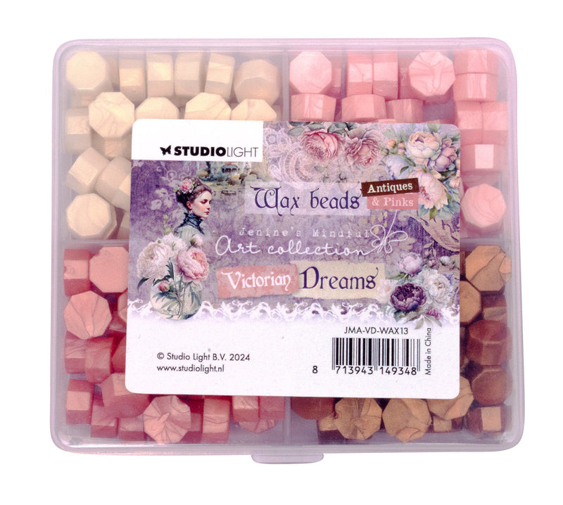 Cuentas de cera JMA 4 colores Pink Victorian Dreams 60 g-1