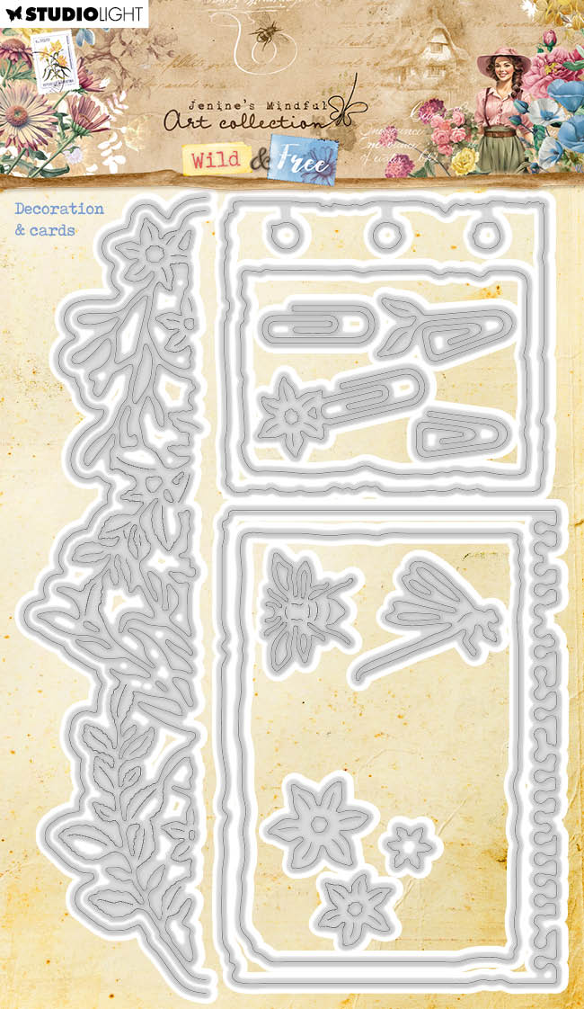 JMA Cutting Die Decoration & Cards Wild & Free 15 PC-1