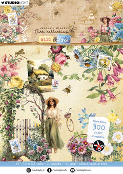 JMA Die-Cut Paper Pad Paper Elements Wild & Free 20 SH-1