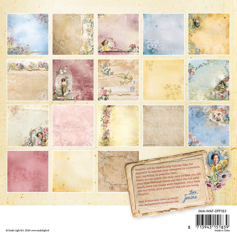 JMA Design Paper Pad Background Designs Wild & Free 36 SH-2
