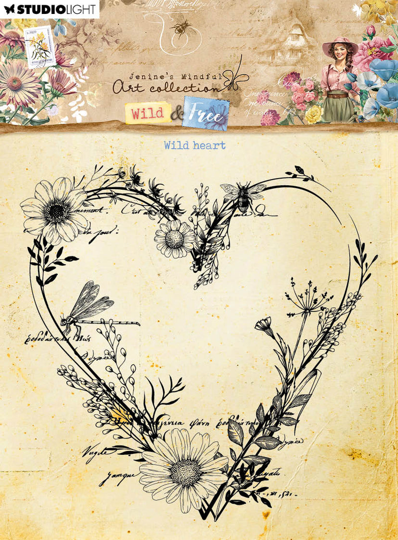 Sello transparente JMA Wild Heart Wild & Free 1 unidad-1