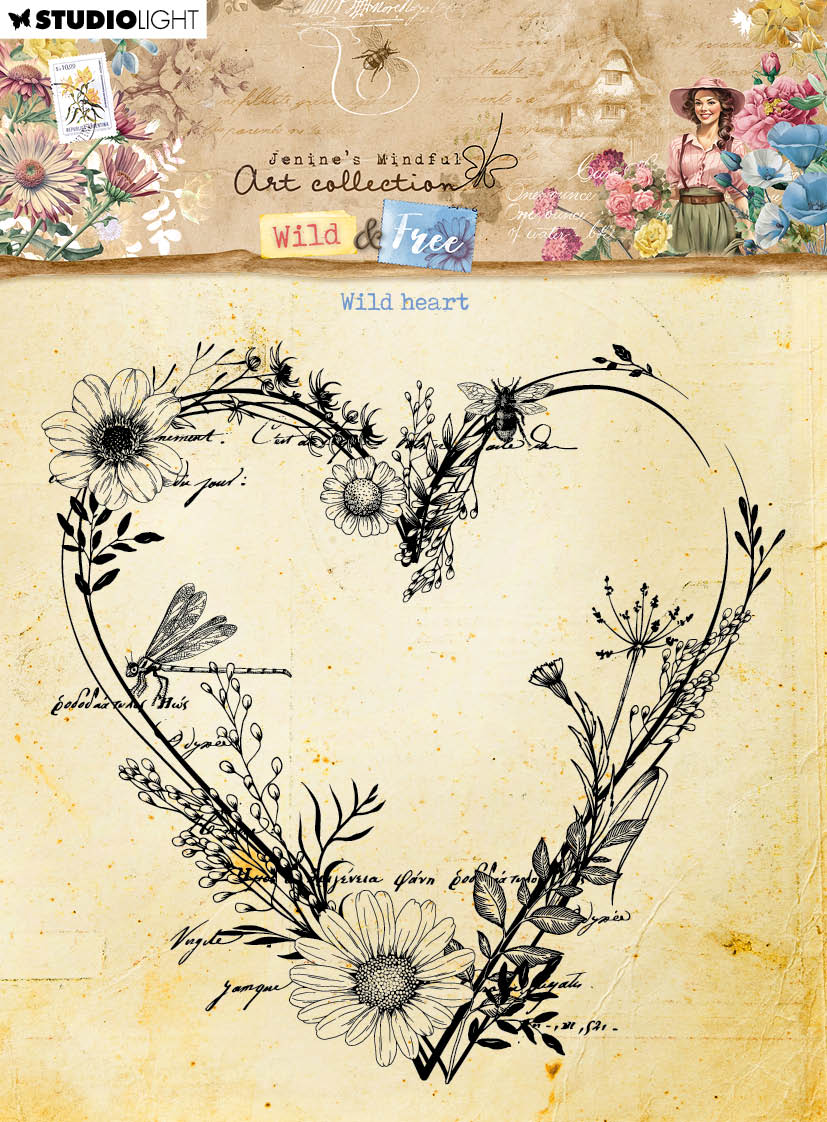 Sello transparente JMA Wild Heart Wild & Free 1 unidad