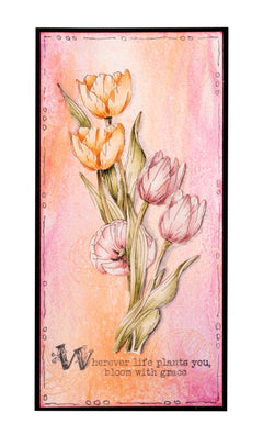 JMA Clear Stamp Tulip Elements Essentials 148x105x3mm 7 PC nr.338-4
