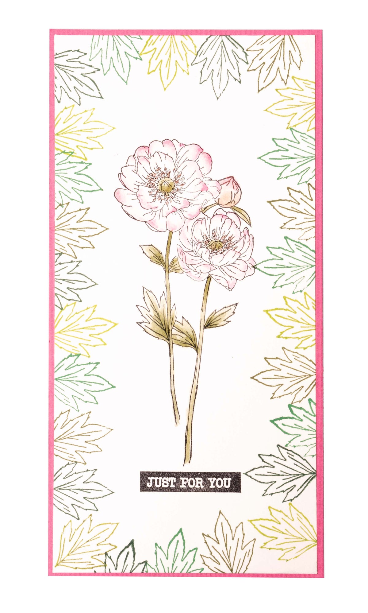 JMA Clear Stamp Single Peony Elements Essentials 148x105x3mm 8 PC nr.339-3