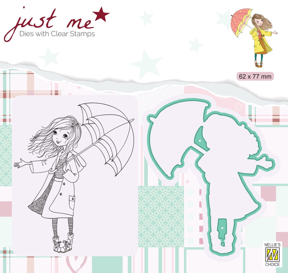 Just Me Stamp & Die Set Autumn Weather-1