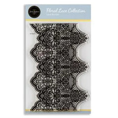 Jamie Rodgers Crafts Lace Border A6 Clear Stamp Set-1