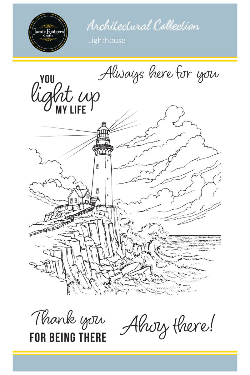 Jamie Rodgers Crafts Lighthouse A6 Clear Stamp Set-1
