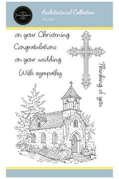 Jamie Rodgers Crafts Church A6 Clear Stamp Set-1