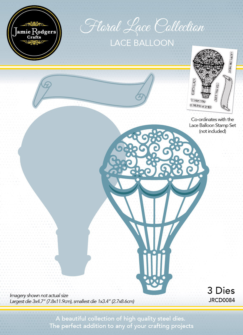 Jamie Rodgers Crafts Lace Balloon Die Set-1