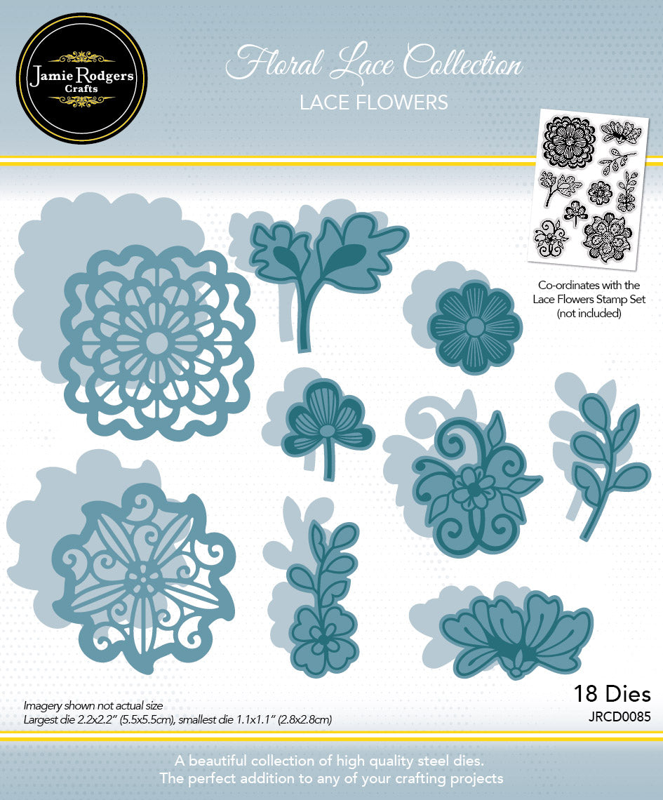 Jamie Rodgers Crafts Lace Flowers Die Set-1