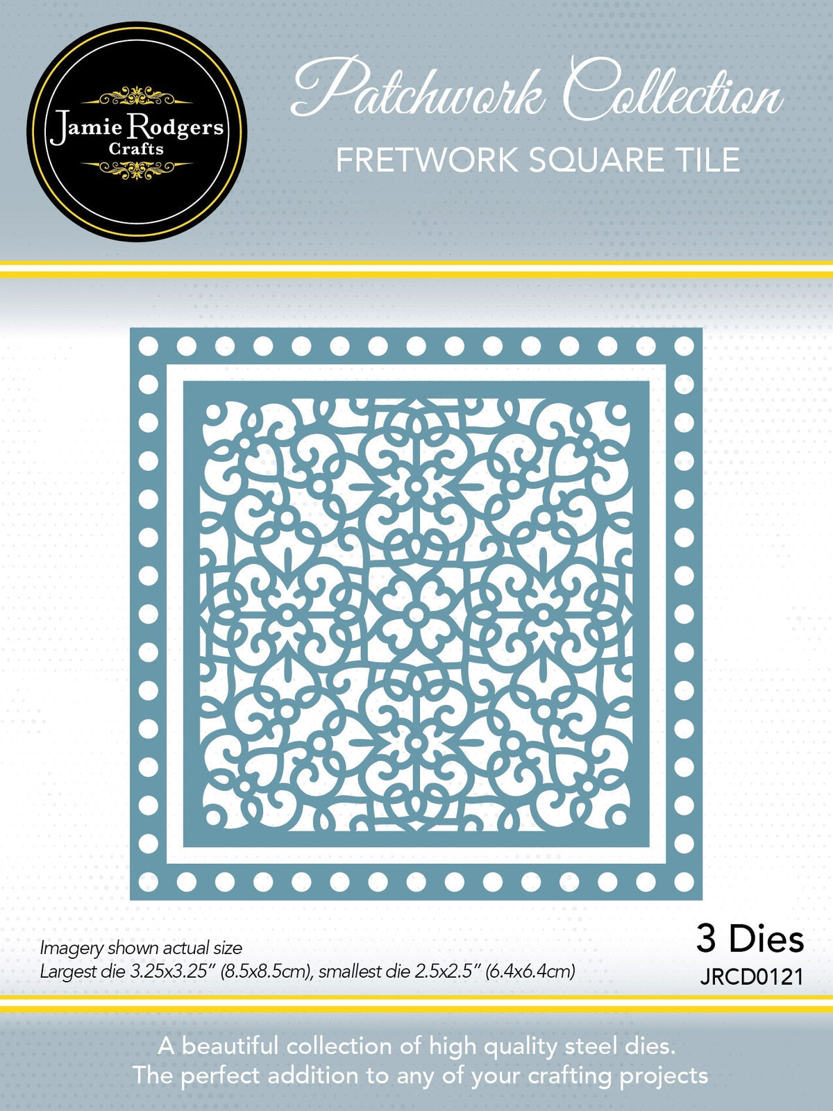 Jamie Rodgers Crafts – Matrice de découpe « Carreau de Fretwork »