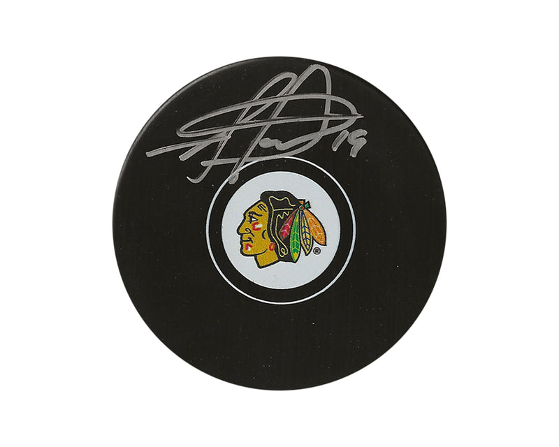 Jonathan Toews Autographed Chicago Blackhawks Autograph Model Puck-1