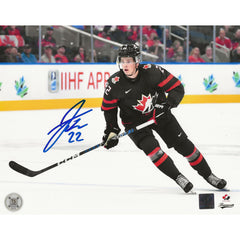 Foto de 8x10 de Jack Thompson autografiada del equipo de Canadá-1
