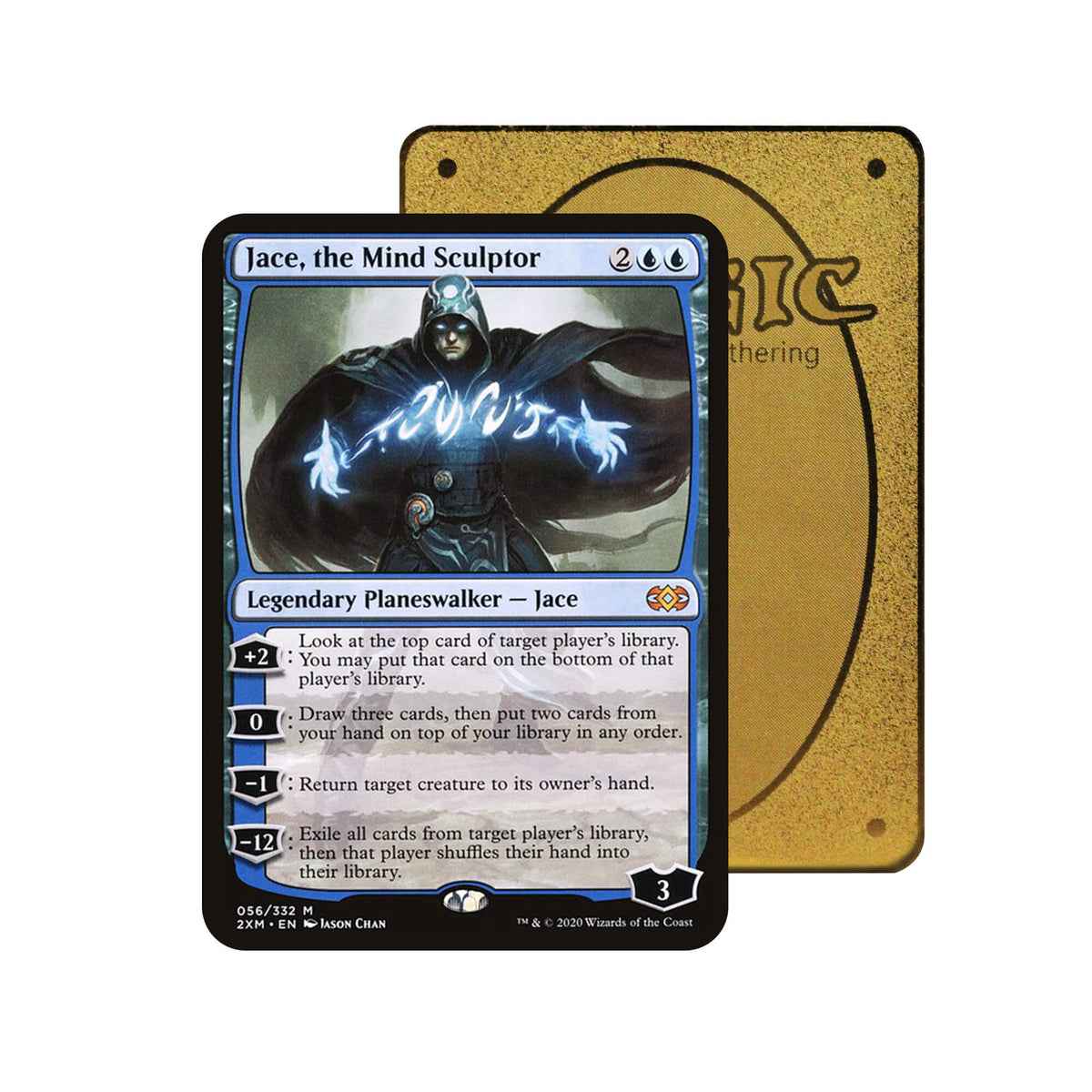 Jace, the Mind Sculptor Metal Orica Card