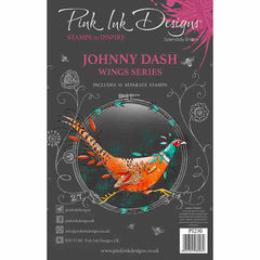 Pink Ink Designs Johnny Dash 6 in x 8 in Clear Stamp Set-1