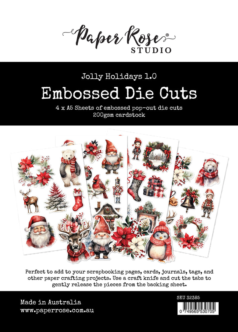 Jolly Holidays 1.0 Embossed Die Cuts 32385-1
