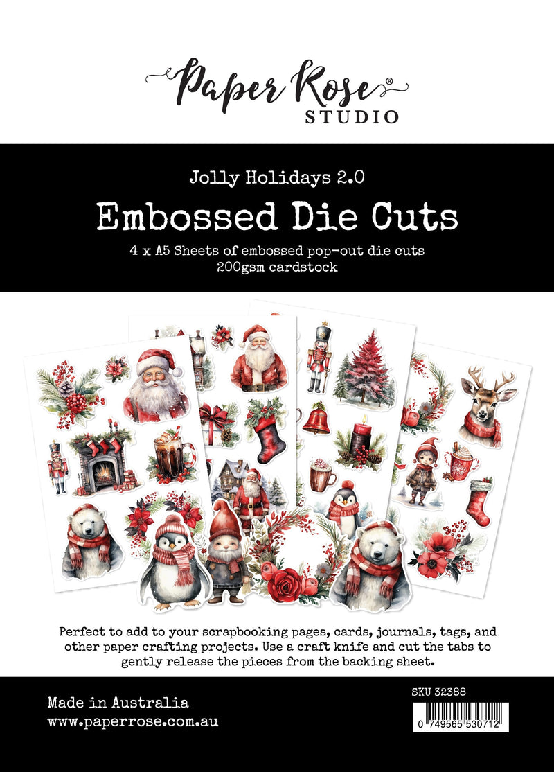 Jolly Holidays 2.0 Embossed Die Cuts 32388-1