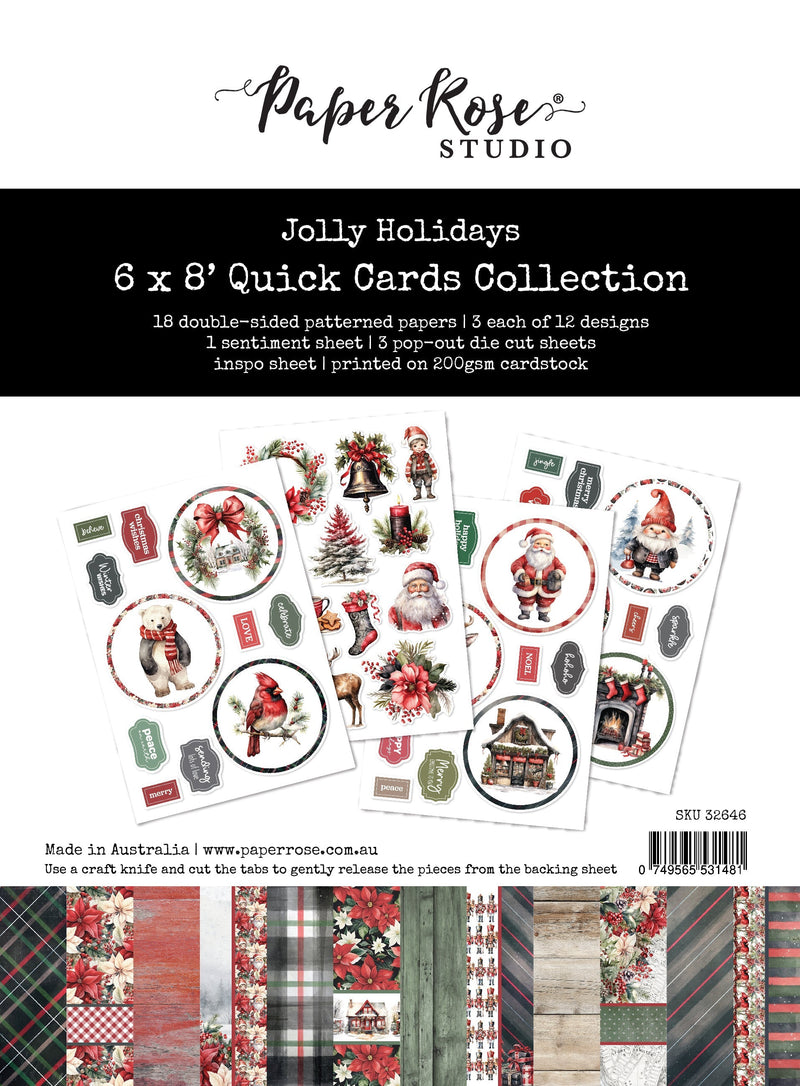 Jolly Holidays 6x8" Quick Cards Collection 32646-1