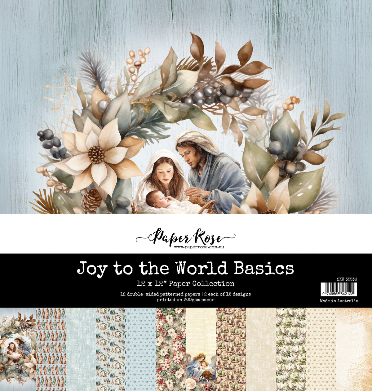 Joy to the World Basics 12x12 Paper Collection 35536-1