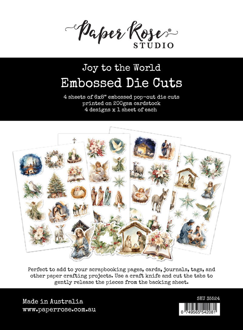 Joy to the World Embossed Die Cuts 35524-1