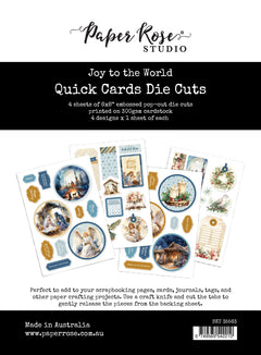 Joy to the World Quick Cards Die Cuts 35563-1