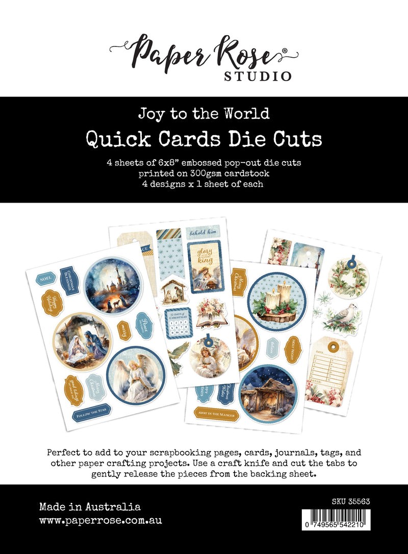 Joy to the World Quick Cards Die Cuts 35563-1