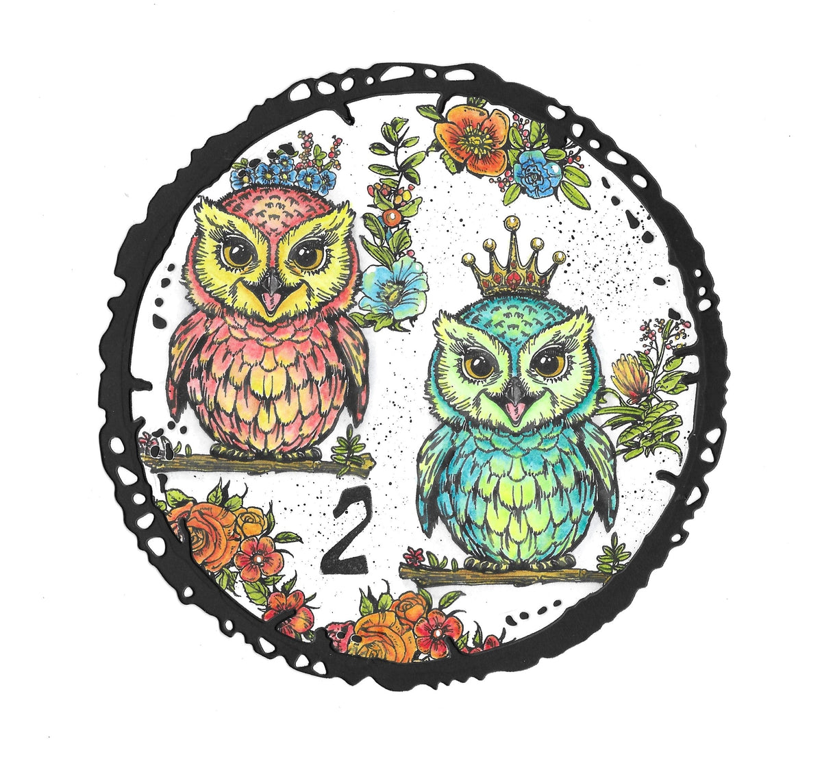 AALL and Create - A6 Stamp Set - Night Wing Petals-4