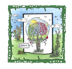 AALL and Create - Set de tampons A6 - Swing Garden-3