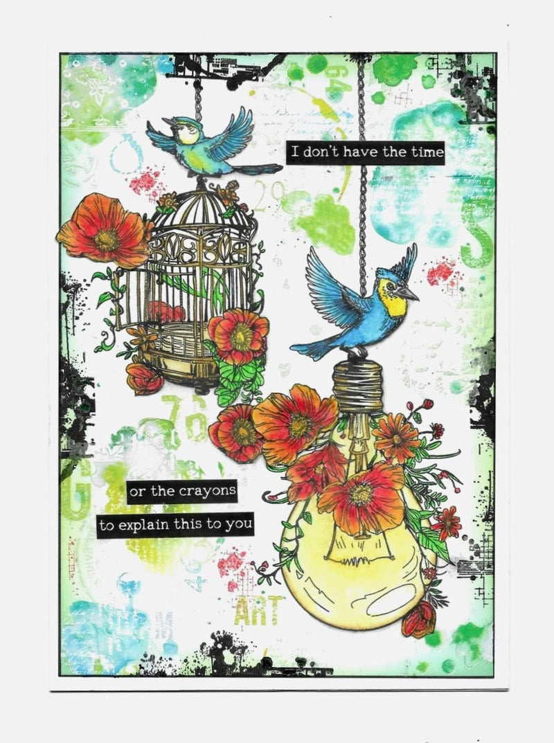 AALL and Create - A6 Stamp Set - Earthy Bulbers-5