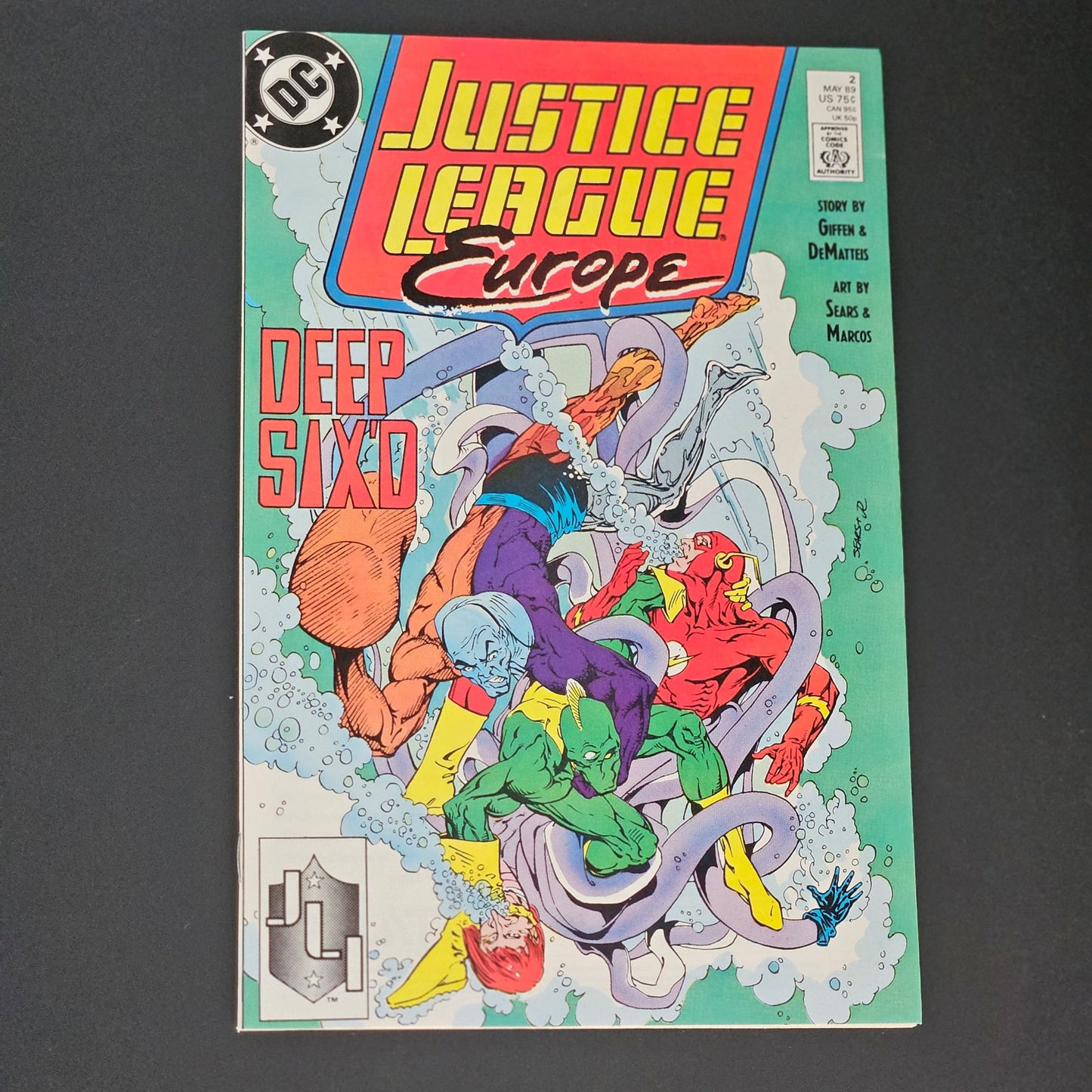 DC - Liga de la Justicia - Europa núm. 2 (1989)
