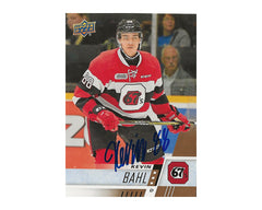 Kevin Bahl Autographed 2017-18 Upper Deck CHL #274 Hockey Card-1