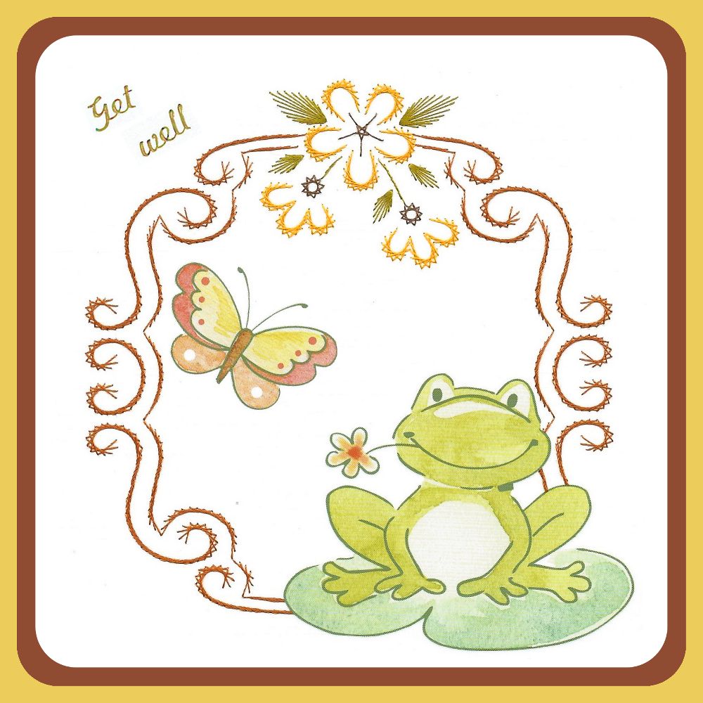 Embroidery Pattern - Decorative Frame-1