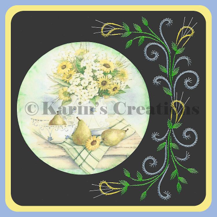 KC Embroidery Pattern - Flower Surrond-1