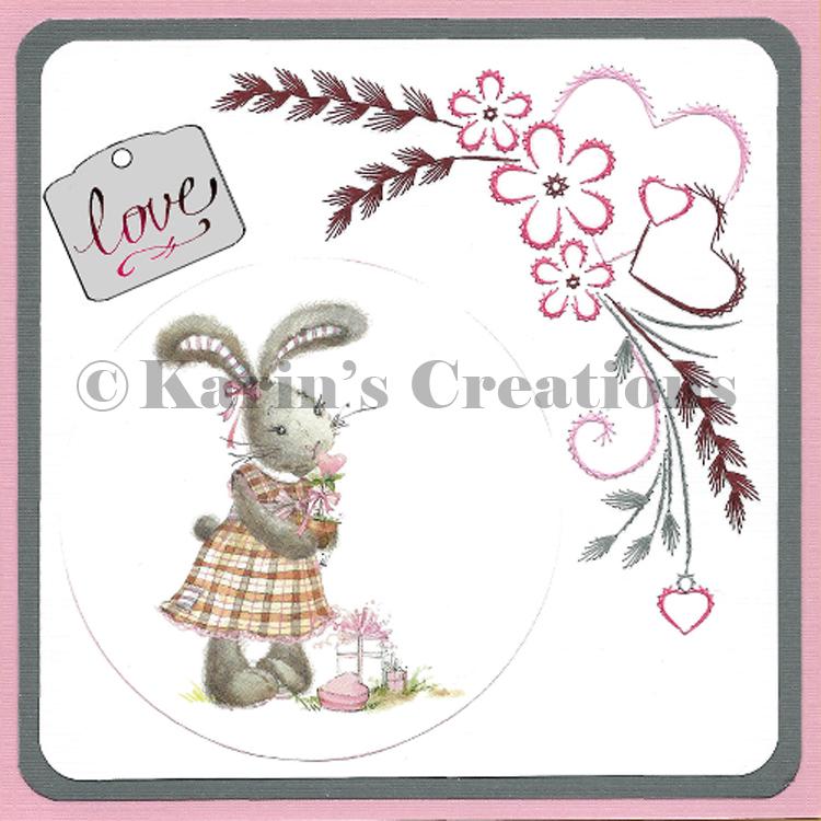 KC Embroidery Pattern - Flowers with Hearts-1