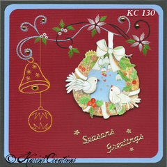 KC Embroidery Pattern- Christmas Hanging Ornaments-1