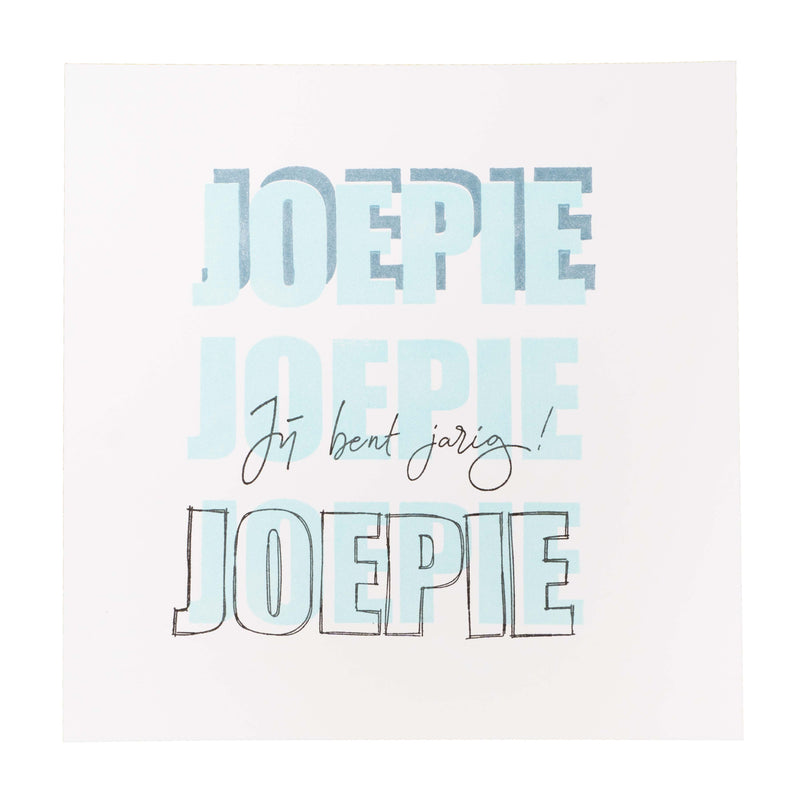 KJ Clear stamp Sentiments Joepie Essentials 105x148x3mm nr.187-2
