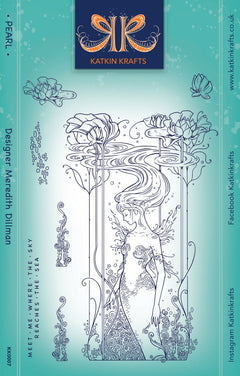 Katkin Krafts Pearl 6 in x 8 in Clear Stamp Set-1