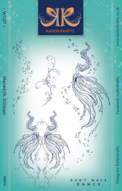 Katkin Krafts Wisp 6 in x 8 in Clear Stamp Set-1