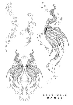 Katkin Krafts Wisp 6 in x 8 in Clear Stamp Set-10