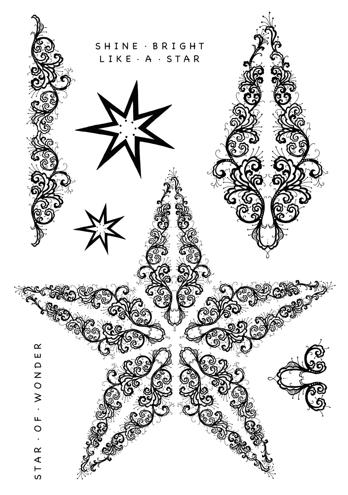 Set de sellos transparentes Guiding Light de 6 in x 8 in de Katkin Krafts-8