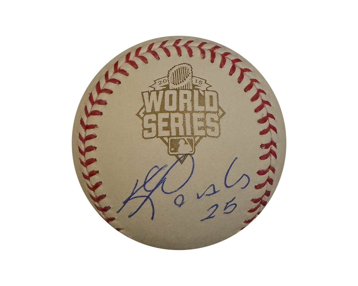 Kendrys Morales Autographed 2015 World Series Rawlings Official Major League Baseball-1