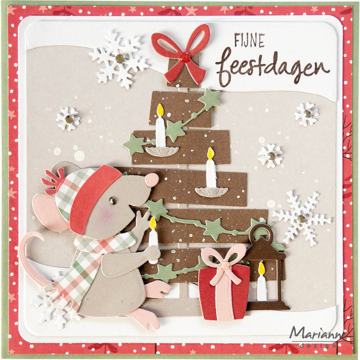 Marianne Design Collectables Die - Wooden Christmas Tree-3