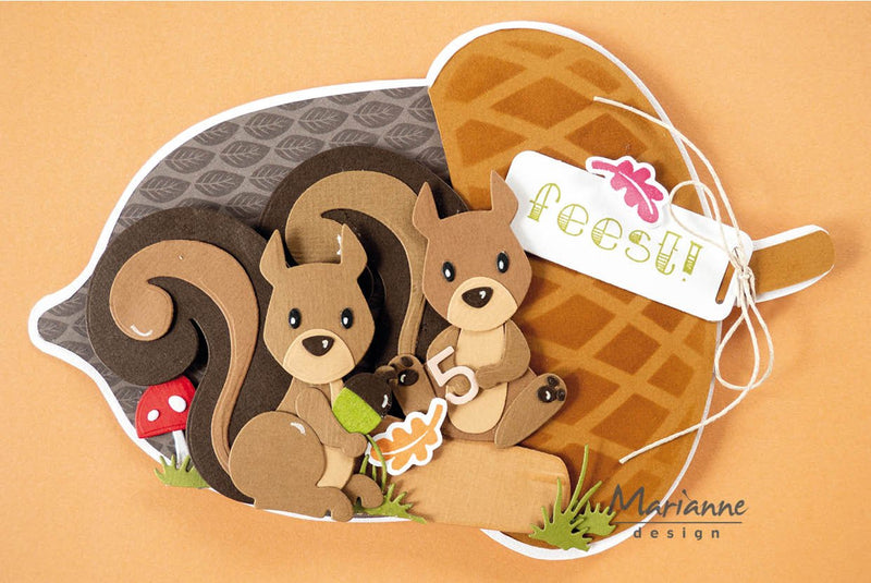 Marianne Design Collectables Die - Eline's Squirrel And Skunk-2