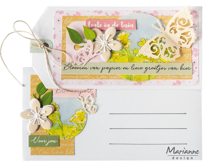 Marianne Design Craft Stencil - Mini-Slimline Envelope-2