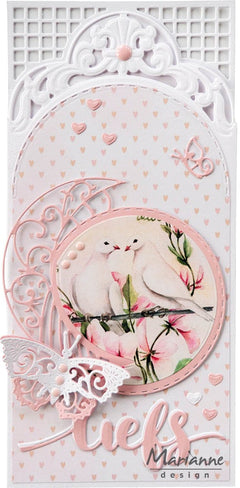 Marianne Design A4 Cutting Sheet - Mattie's Mooiste - Pigeons-2