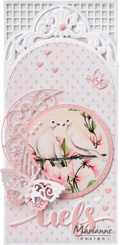 Marianne Design A4 Cutting Sheet - Mattie's Mooiste - Pigeons-2