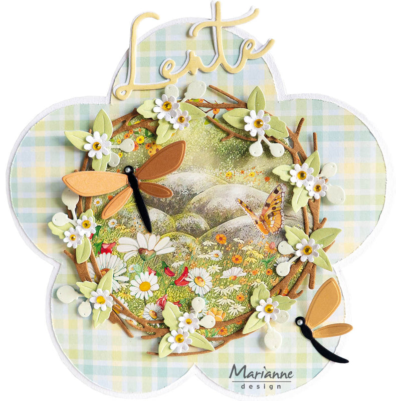 Marianne Design A4 Cutting Sheet - Spring Wishes - Butterflies-2