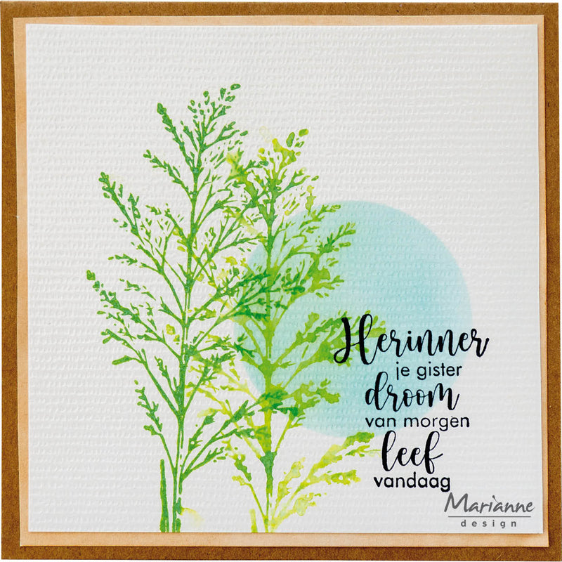 Marianne Design Clear Stamp - Tiny's Border - Indian Grass-2