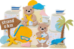Marianne Design Craft Stencil - Sandcastle By Marleen-2