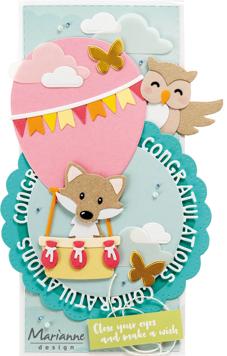 Marianne Design Collectables Die - Hot Air Balloon By Marleen-2